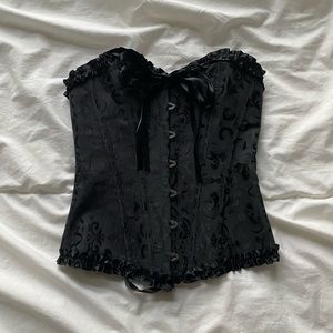 Black Lace Corset